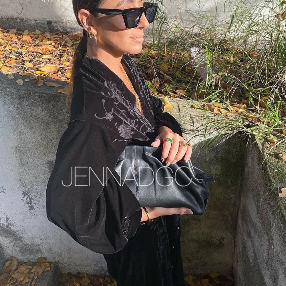 NWT Zara embroidered velvet kimono - Picture 4 of 10